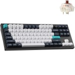 خرید کیبورد Keychron Q3 Max - بی‌سیم - سوییچ مکانیکی Gateron Jupiter قهوه‌ای - سیاه کربنی
